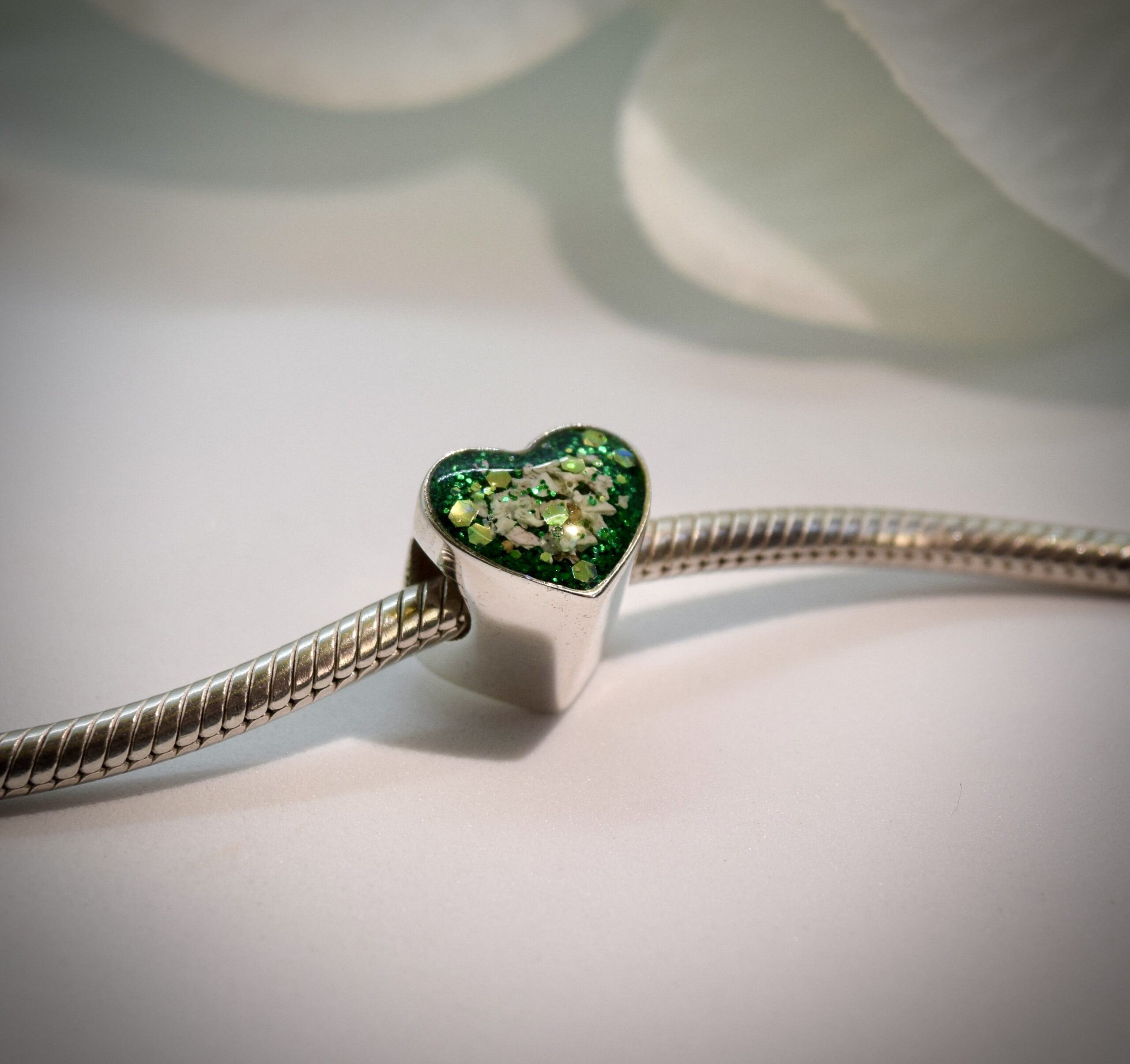 Cremation Ashes & Memorial Charm Amulet of Ashes