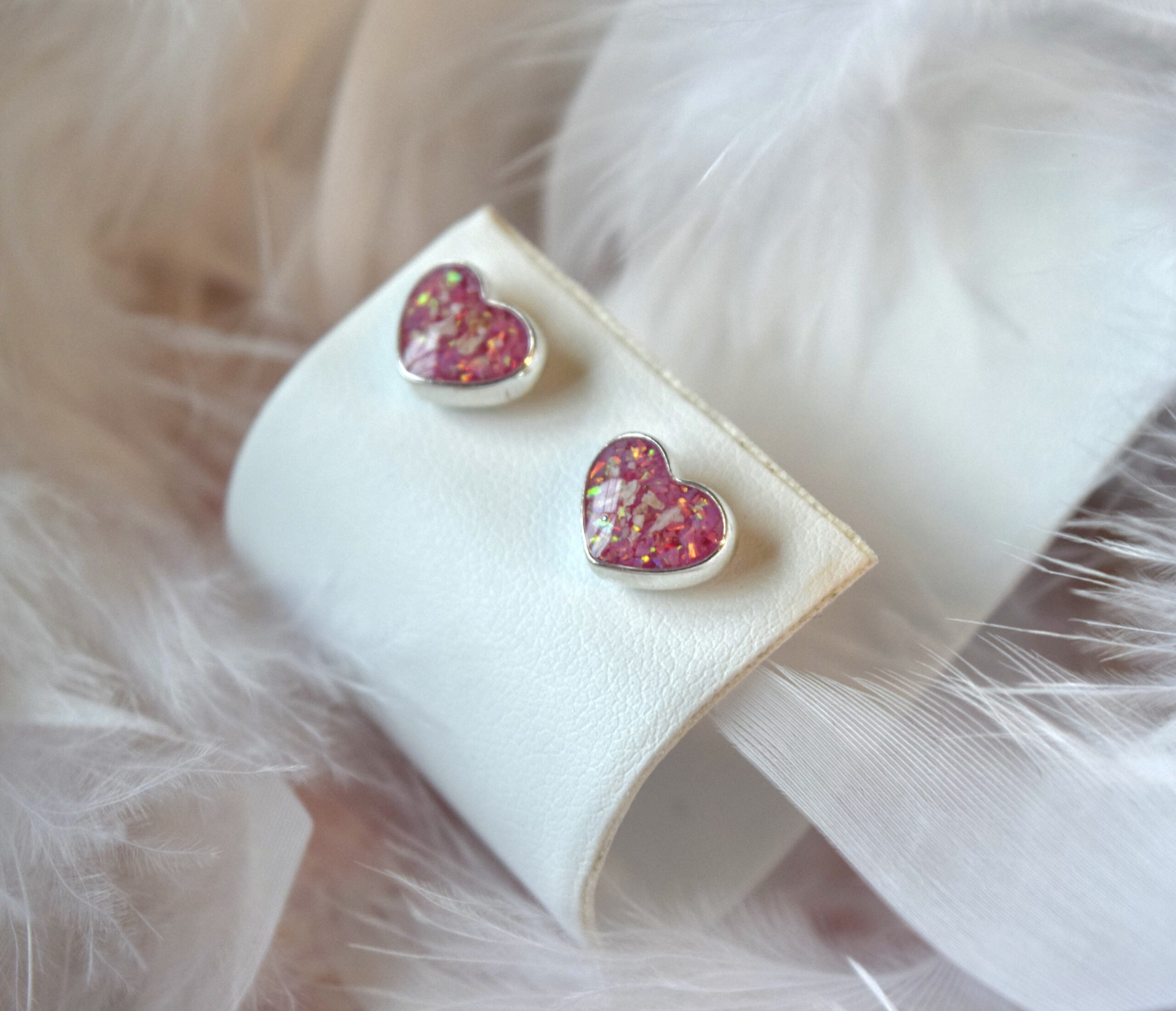 Cremation Ashes & Memorial Earrings Amulet of Ashes