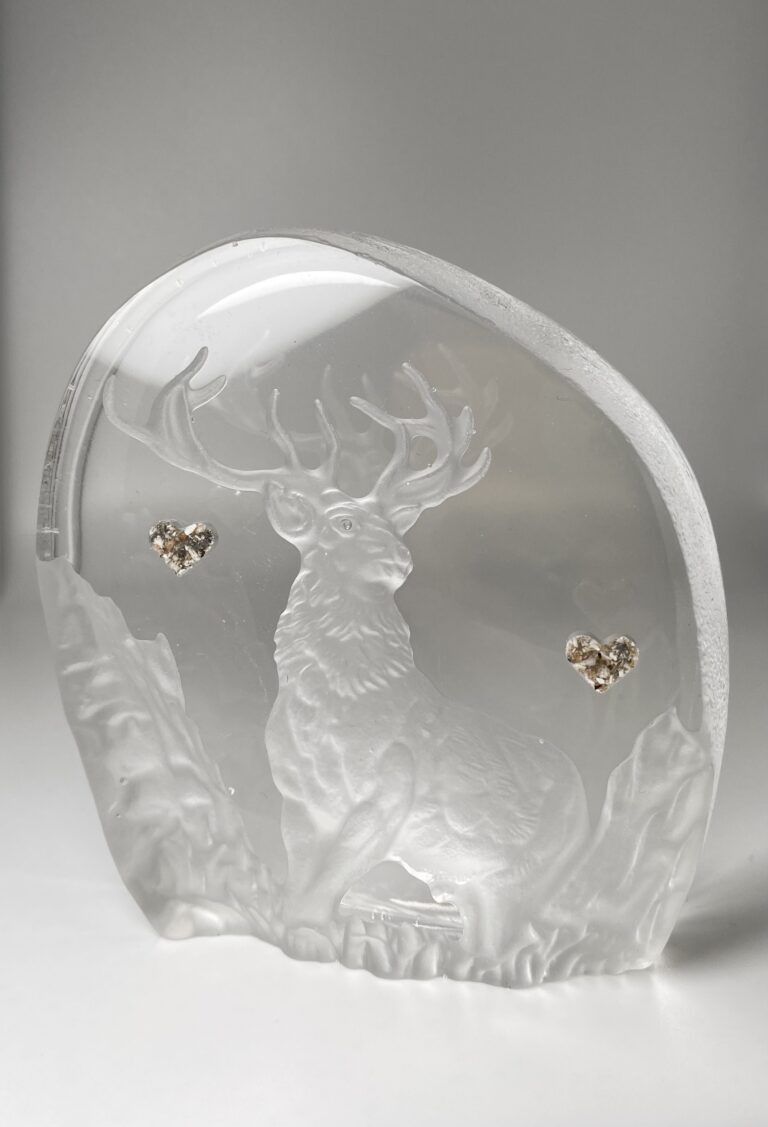 Cremation Ashes Stag Ornament Amulet of Ashes