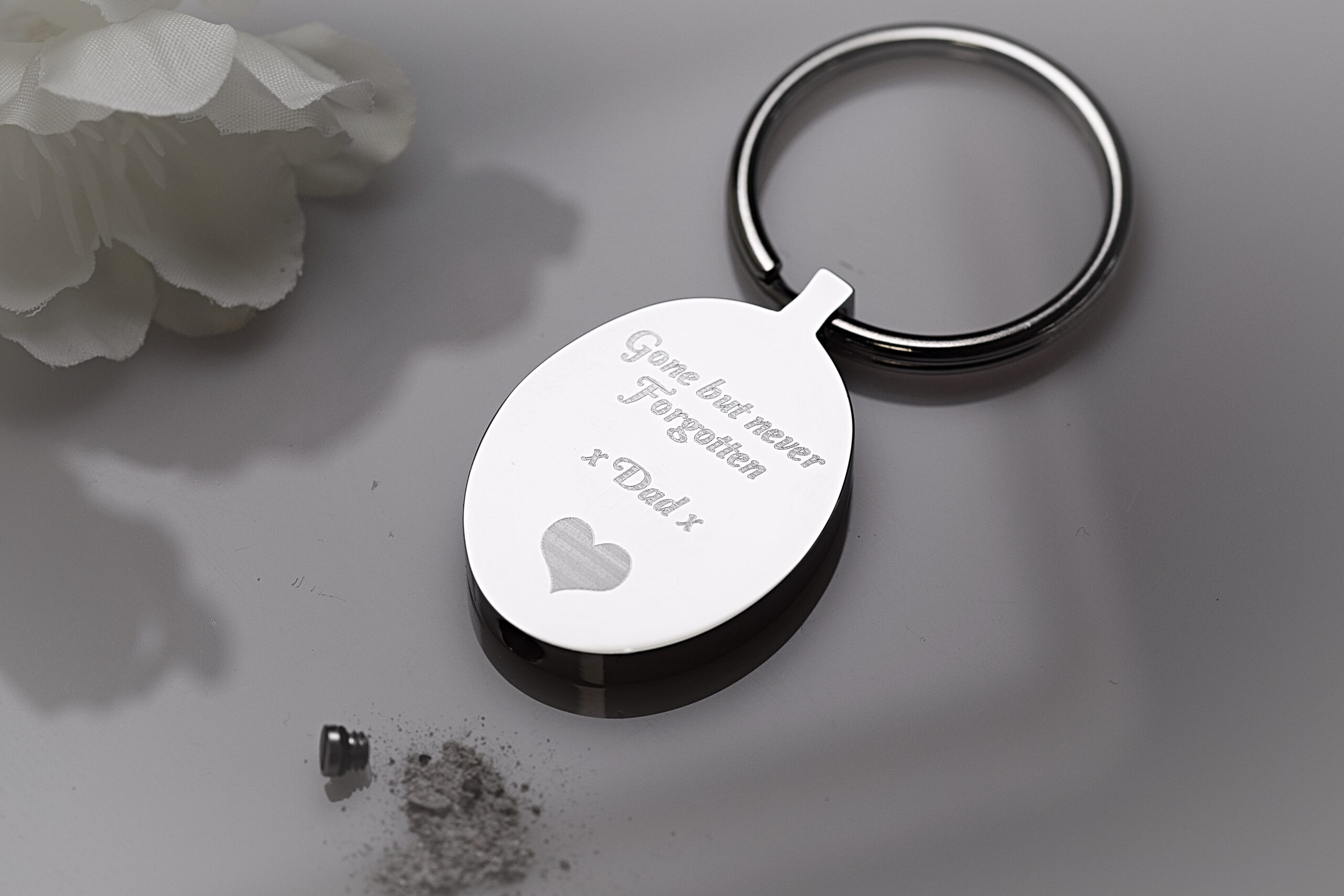 Cremation Ashes & Memorial Urn Keyring Amulet of Ashes